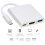 4K 3-in-1 Type-C Docking Station, HDMI, USB, PD, Silver 11