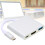 4K 3-in-1 Type-C Docking Station, HDMI, USB, PD, Silver 13