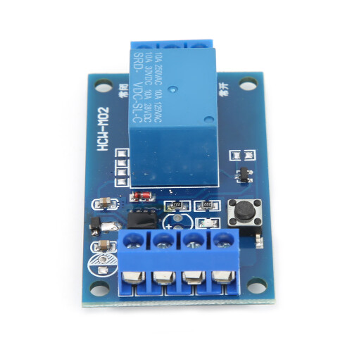 Bistable 1Way StartStop Relay Module 12V 10A Microcomputer Switch 1