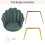Joolihome Velvet Shell Chair，Single Sofa Chair 6