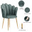 Joolihome Velvet Shell Chair，Single Sofa Chair 4