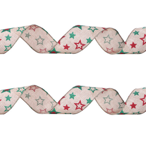 Cloth Christmas Ribbon6m x6.5cm Multicolour5Designs