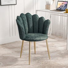 Velvet Shell Chair，Single Sofa Chair