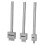 Durable Leather Perforated Tool Kit 3Pcs Silver 4mm Quick DIY Setup 15