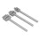 Perforated Leather Craft Tools 3Pcs Silver Durable DIY 6mm Kit 16