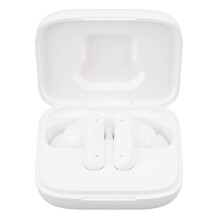 Drahtlose Ohrhörer Bluetooth 5.4, HiFi Surround Sound, LCD Touch, Weiß