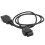 Diagnostic Extender Cord Adapter OBD2 16Pin Extension Cable Universal Diagnostic Interface Compatible with16Pin Socket Tools High Flexibility and 8