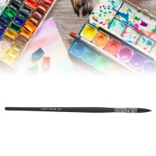 Black 1# Nylon Wool Watercolor Brush Round HandMade for Painting & Writing