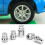 4x M12x1.5 Wheel Nut Locks 32mm Height 12