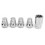 4x M12x1.5 Wheel Nut Locks 32mm Height 20
