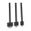 Leather Craft Tools 3Pcs Perforated Black Durable Leatherworking Kit 4mm DIY 2