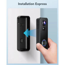 2K UHD WiFi Doorbell Camera with Night Vision