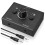 2 Set 3.5mm Audio Switcher, 2 Input 1 Output/1 Input 2 Output Audio Splitter Switcher, Switcher Box,One-Key Mute Button 2