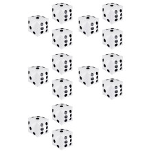 15 Pack Jumbo Inflatable Dice 12 Inch Inflatable Jumbo Dice Large Inflatable Dice for Game Pool Toys