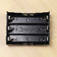 15 Pcs Black Plastic 3 x 3.7V 18650 Batteries 6 Pin Battery Holder Case