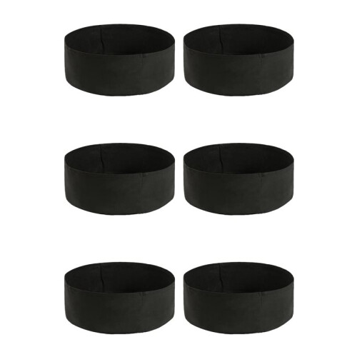 6X Canteiro de Jardim Elevado Canteiro de Plantio Elevado Saco de Cultivo para Ervas, Flores, Vegetais, Plantas, Diâmetro 24 Polegadas X 8 Polegadas 1