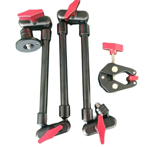 2X Live Studio Action Placement Clip Stand, Mobile Phone Magic Arm Stand Base, Tablet Stand Clip 1