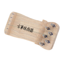 Wooden Chinese Zither Finger Trainer for 6-String Mini Musical Practice Tool