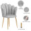 Joolihome Velvet Shell Chair，Single Sofa Chair 4