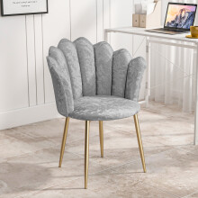 Velvet Shell Chair，Single Sofa Chair