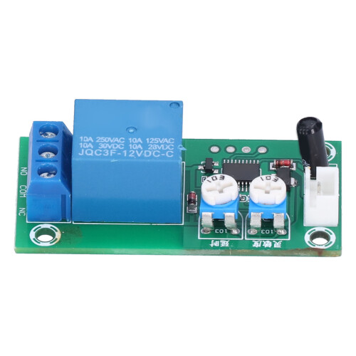DC 12V Vibration Sensor Module|Adjustable Delay|Relay Switch |Size:63.4x27.2mm 1