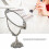 Small Bronze 360 Rotating Double-Sided Makeup Mirror for Bathroom Décor 2