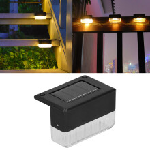 4PCS Solar Step Lights 3LED IP65 Warm White 8x5x5.4cm