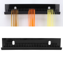 Large U-Shape Wall Hair Extension Holder Black 30x4x6cm