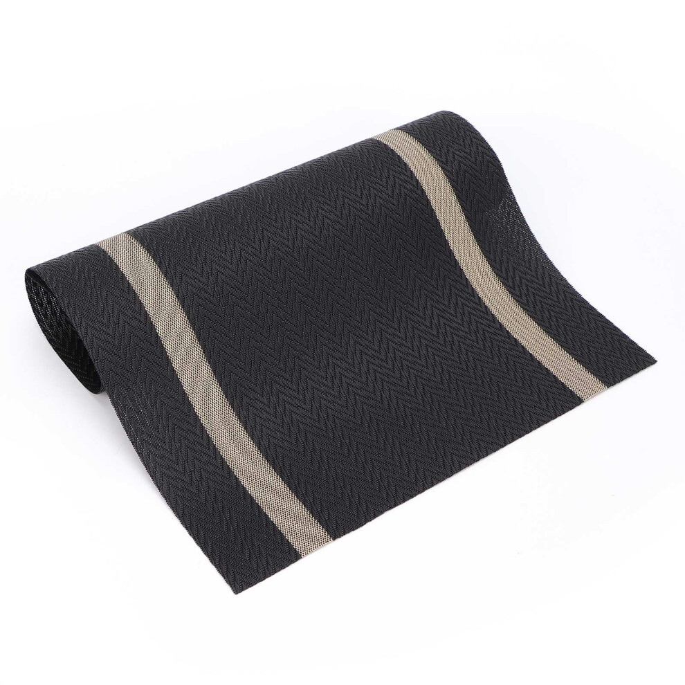 Black Nail Hand Rest Desk Pad Lightweight Manicure Mat For Nail Salon 30X24cm