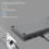 Foldable Bluetooth Wireless Keyboard Grey 180mAh, 35.8x10x0.9cm 4