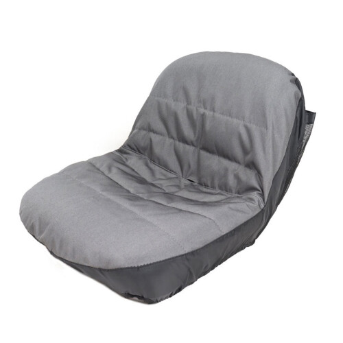 Schwerlast Grau 600D OxfordRasenmähersitzbezug mit Tasche 1