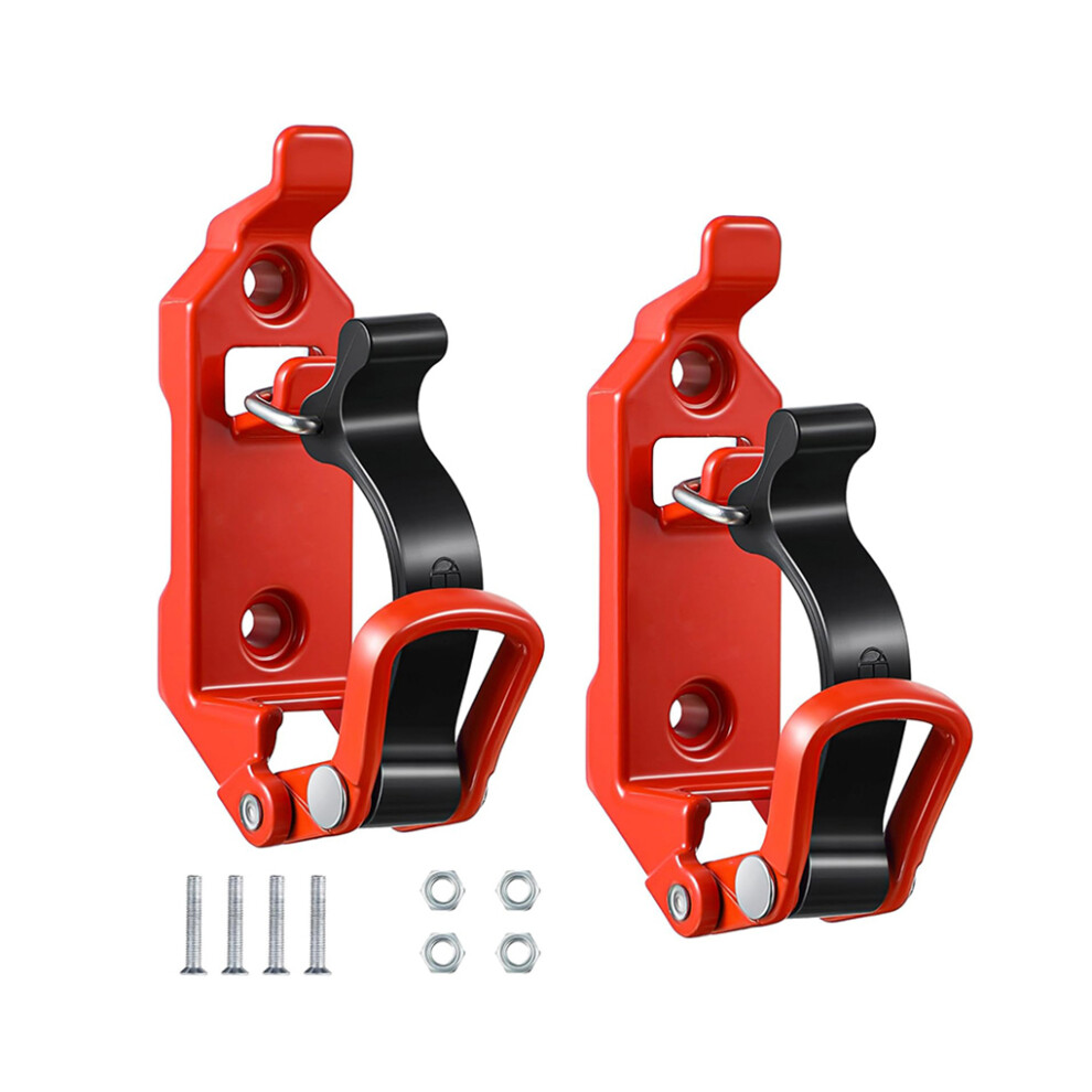 (Orange) Easy To Install Shovel Mount For Roof Rack Quick Release Holder Mount Orange