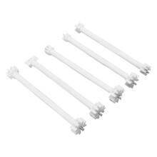 5 Stück Blumenpunktierwerkzeug-Set für Punktmalerei, 10 Blütenblattformen, Kunststoff-Embossing-Kunstwerkzeuge