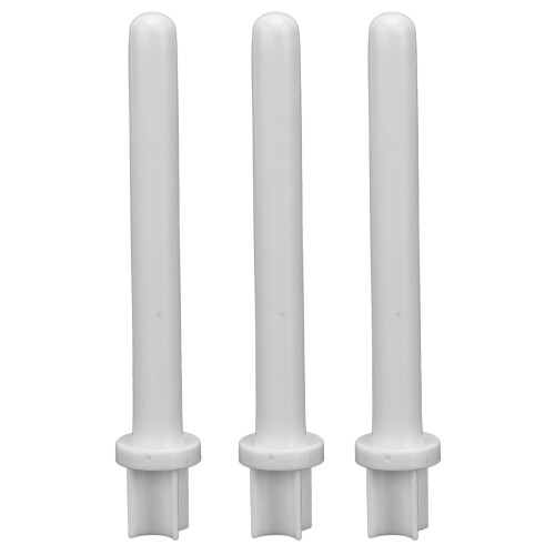 3pcs White Sewing Machine Spools for Handcrafted Projects and Tailoring Tasks 1