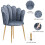 Joolihome Velvet Shell Chair，Single Sofa Chair 4