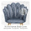 Joolihome Velvet Shell Chair，Single Sofa Chair 5