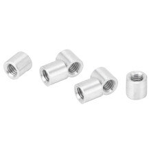 10 Stück Aluminium-Rundabstandshalter 3501-Serie 6mm M4 x 0,7mm