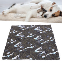 Washable Waterproof Oxford Cat Bed Cover 43x43cm Blue Wave