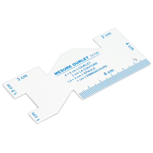 Aluminium Seam Measuring Gauge Sewing Ruler for Pattern Making Drawing Cutting 2