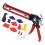 Caulking Gun Tool Kit with Multifunction Grout Scraper, 6 Colors 5