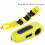Universal Motorcycle Handlebar Lock with Brake & Throttle Security Yellow 3