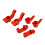 Rot 1/10 Aluminiumlegierung Front-Cup-Kit Slash 2WD 5