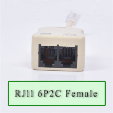6 Stuks DSL-Filtersplitter voor Telefoonlijn Telefoonaansluitingsplitter In- DSL-Filter Telefoonmodem ADSL-Splitterfilter