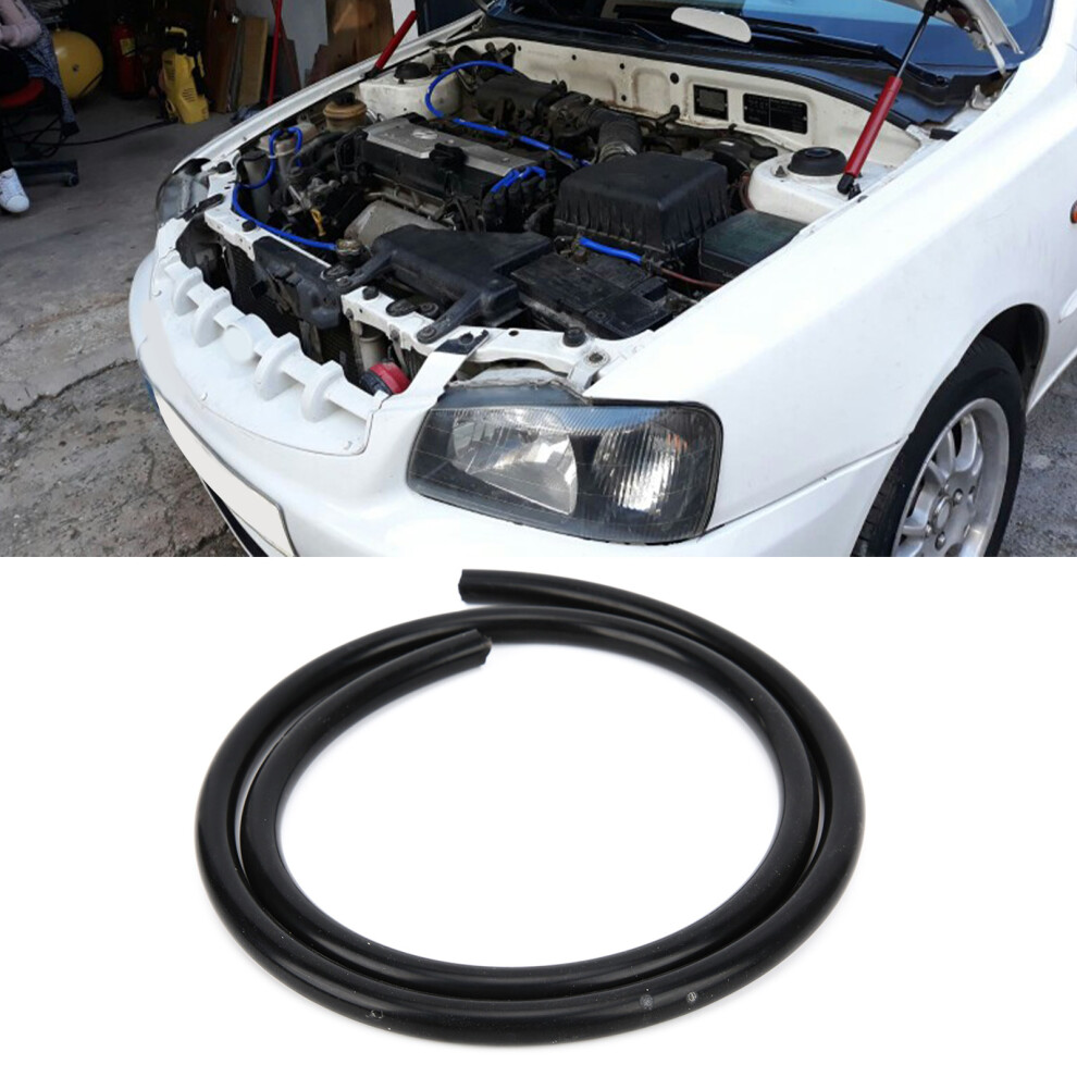 Car Vacuum Air Hose Id 6Mm/0.24In Od 12Mm/0.47In Flexible Replacement Tool Black 8241391710242