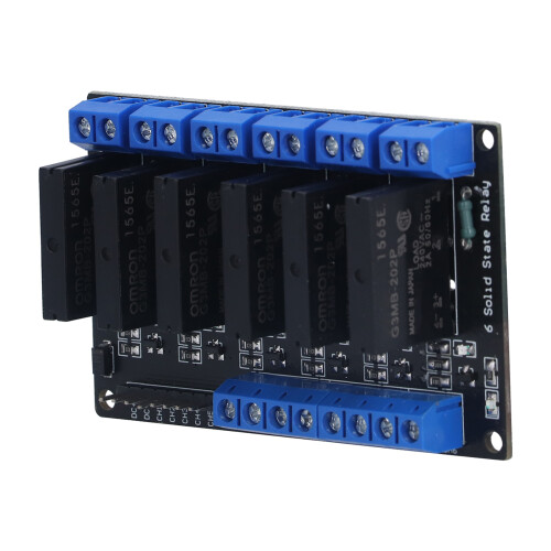 Solid-State-Relais 6-Kanal-Modul 3-24V DC-Auslöser 2A Max 2
