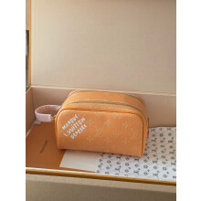 LV Yellow Toiletry Pouch | Monogram Canvas Travel Organizer M27158