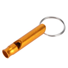 Ultrasonic Bird Training Whistle Aluminum Alloy Orange 6.2x1cm Lightweight