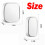 Waterproof Wireless Doorbell 1T+2R 36 Tunes 4