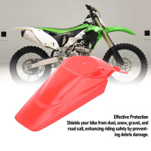 Rear Mudguard Protector for KLX110 Red