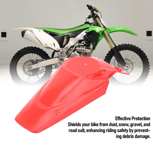 Rear Mudguard Protector for KLX110 Red